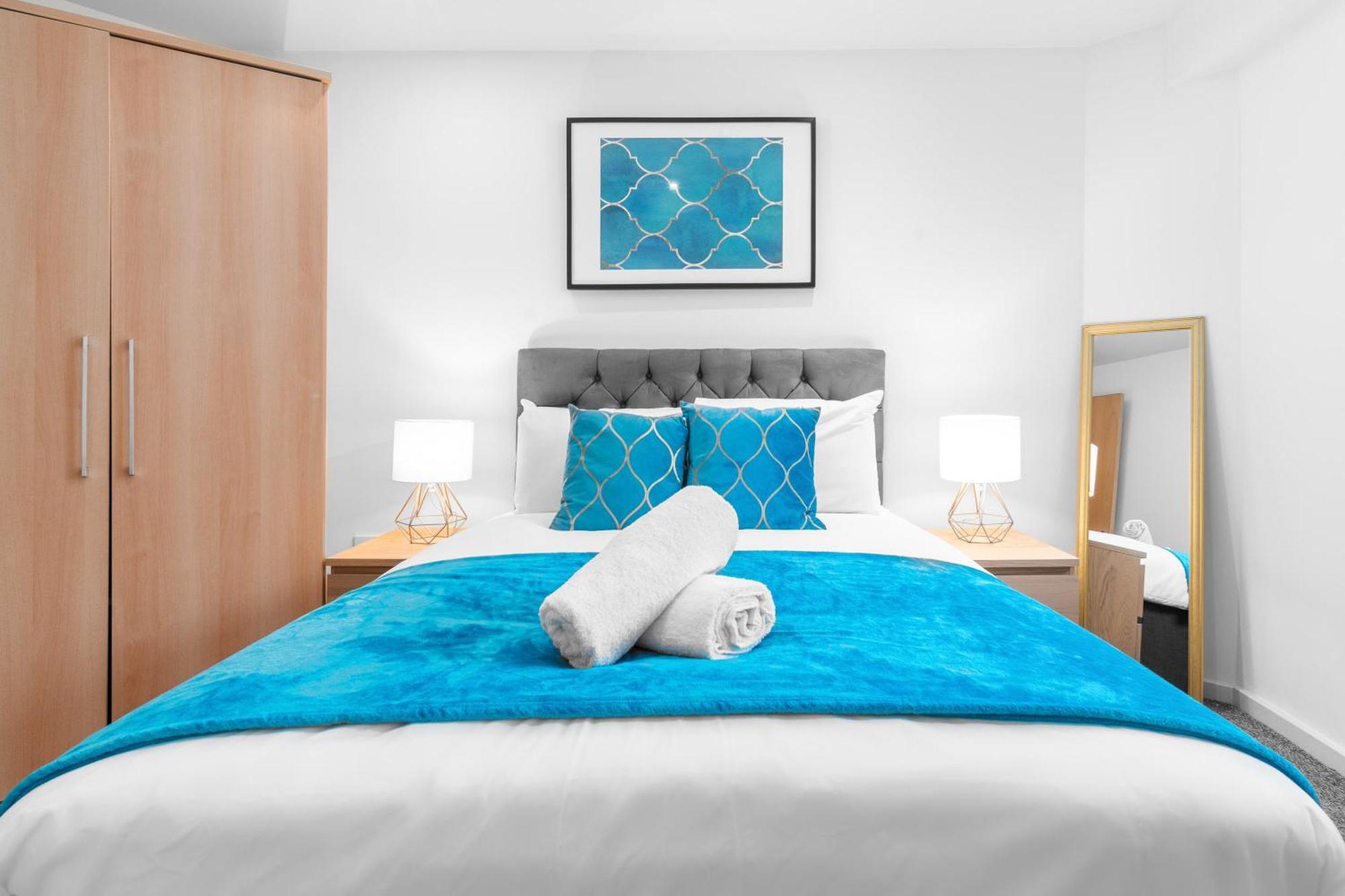 City Centre Apartment - 2 Bedroom - Secure Parking - Top Rated - 201M Бирмингем Экстерьер фото